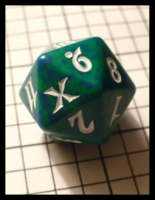 Dice : Dice - CDG - MTG - Life Counter Tenth Edition Green Ebay June 2010